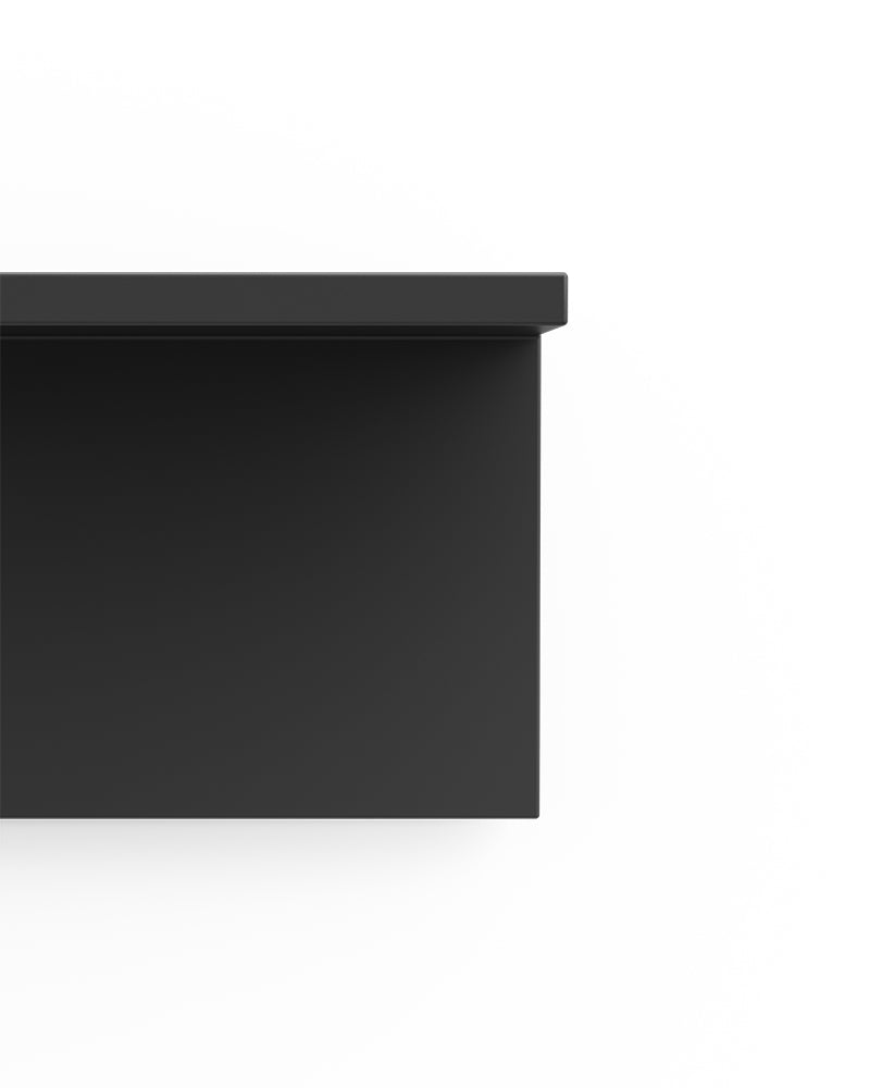 Display Black - 32cm musta melamiininen hylly