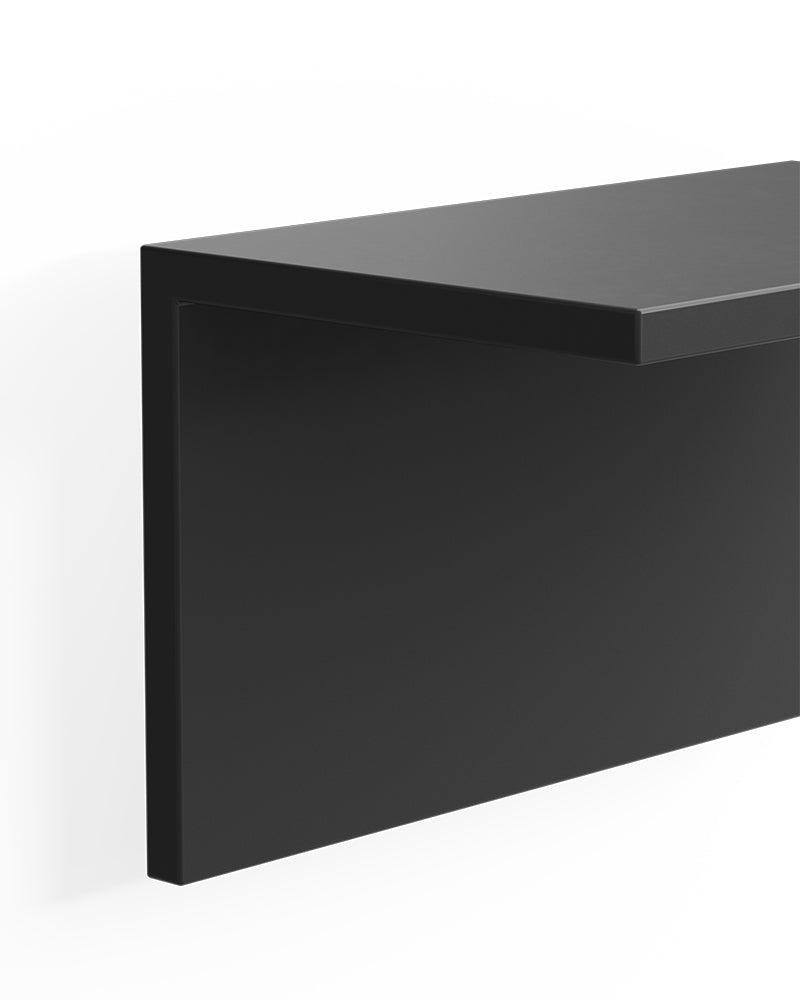 Display Black - 32cm musta melamiininen hylly