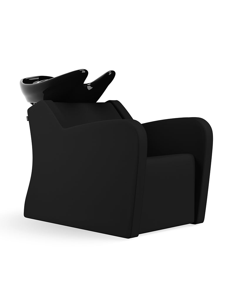 Fredda II - Black washing unit with massage with black basin