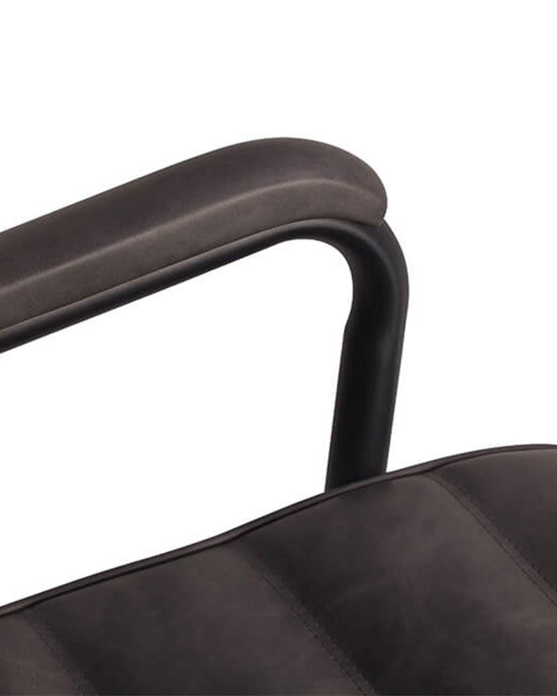 Naomi Textured Black - Musta meikkituoli