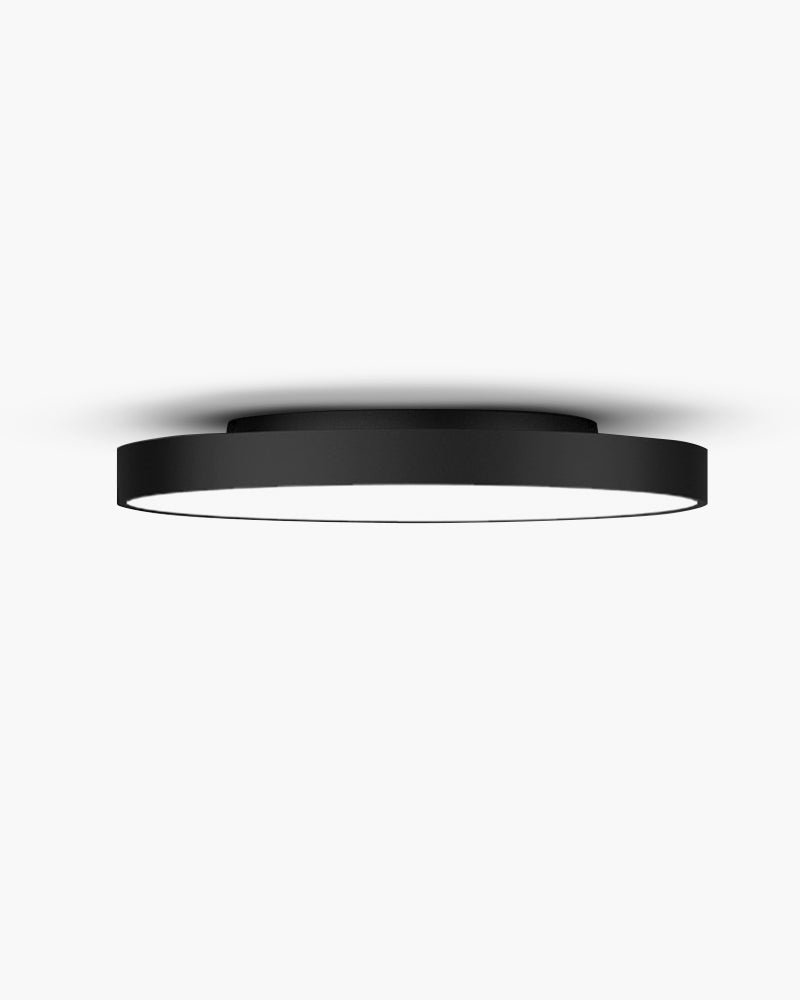 Sun LED - Musta pyöreä kampaamovalo - ø80cm