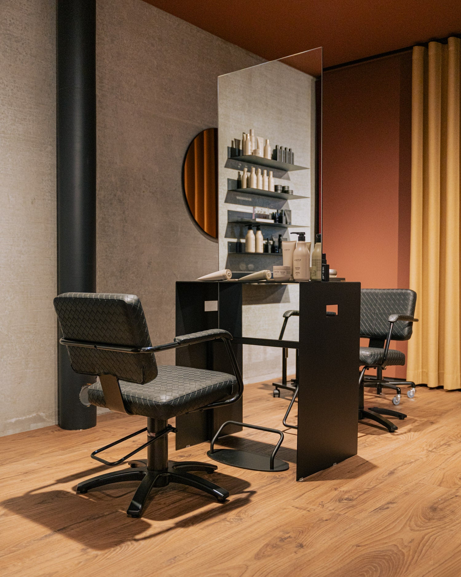 Work Metal - Freestanding hairdressing station - Double-sided