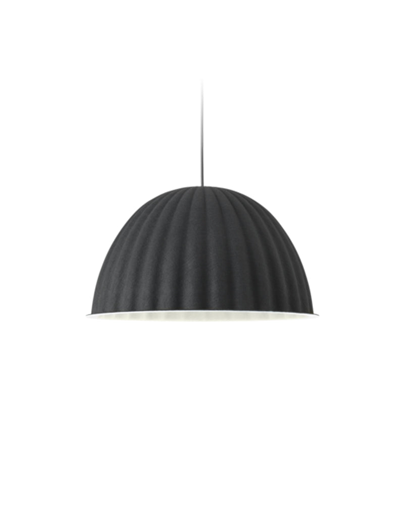 Under the bell - Black pendant lamp ø55