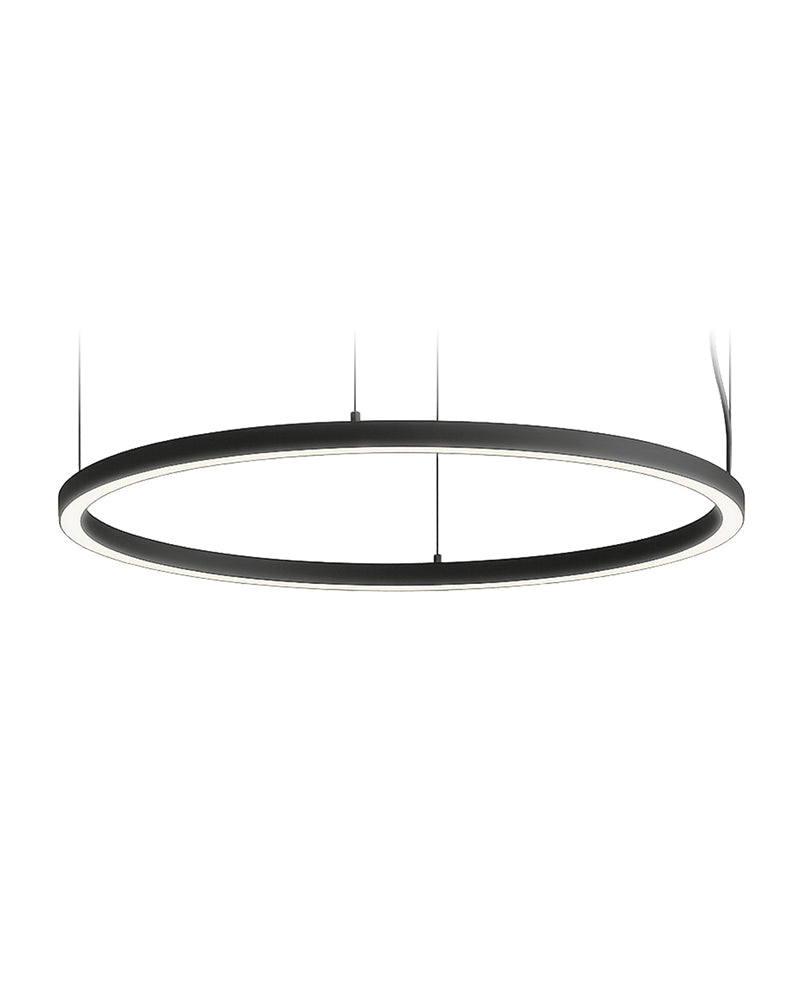 Sun Circle LED - Black round professional lighting - ø100cm