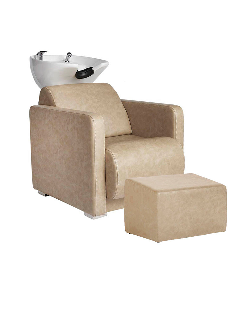 Ottoman Sand - Beige leg rest for washing unit