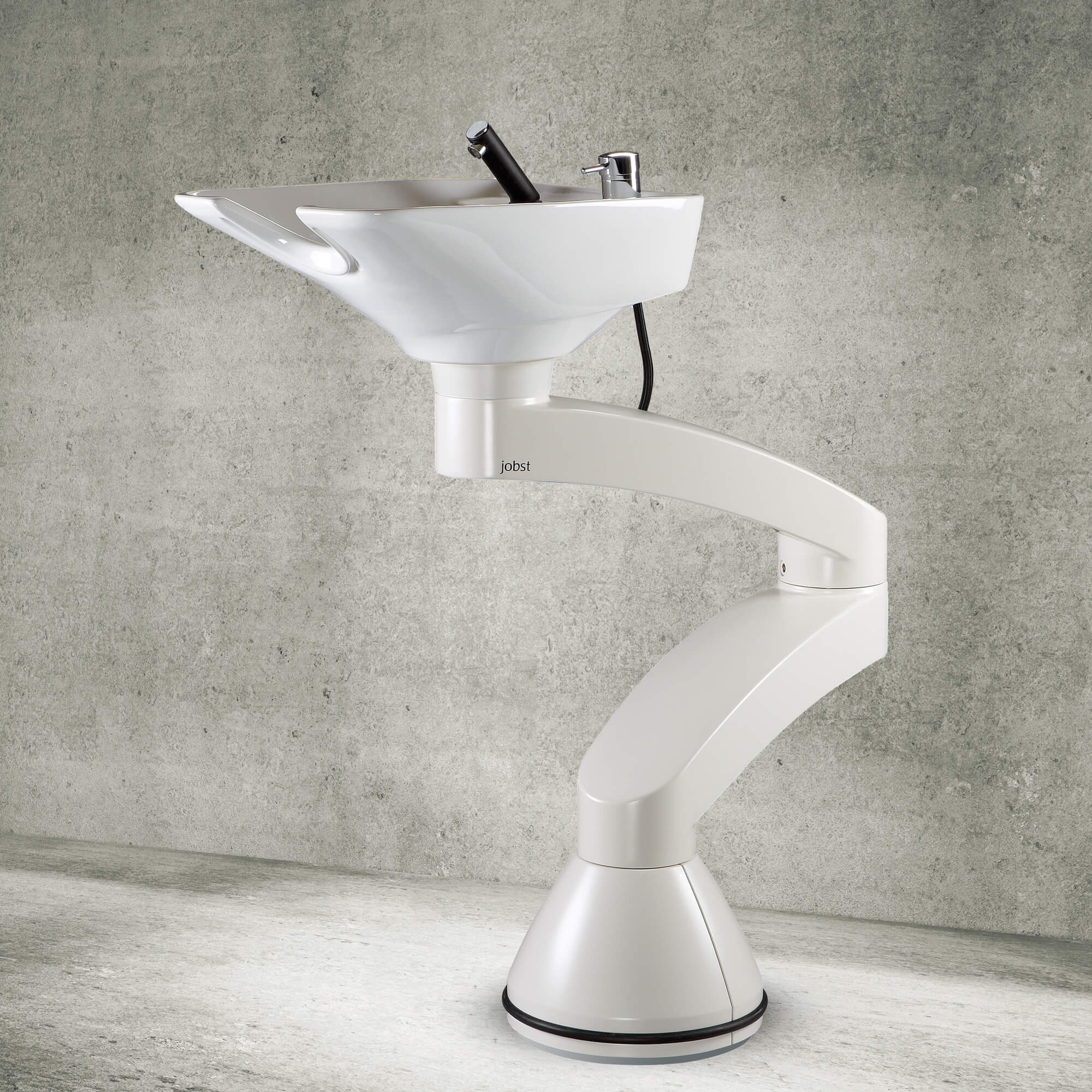 Contura swing PLUS - White freestanding basin - White basin