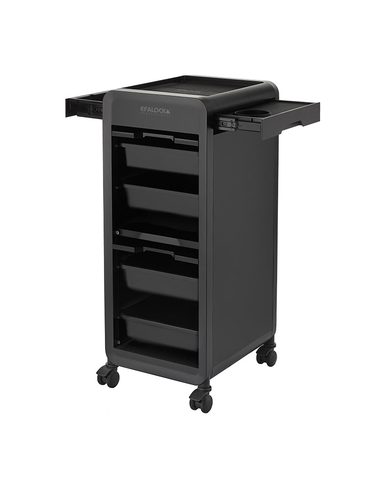 eNOBILE - Musta tarvikevaunu lukolla