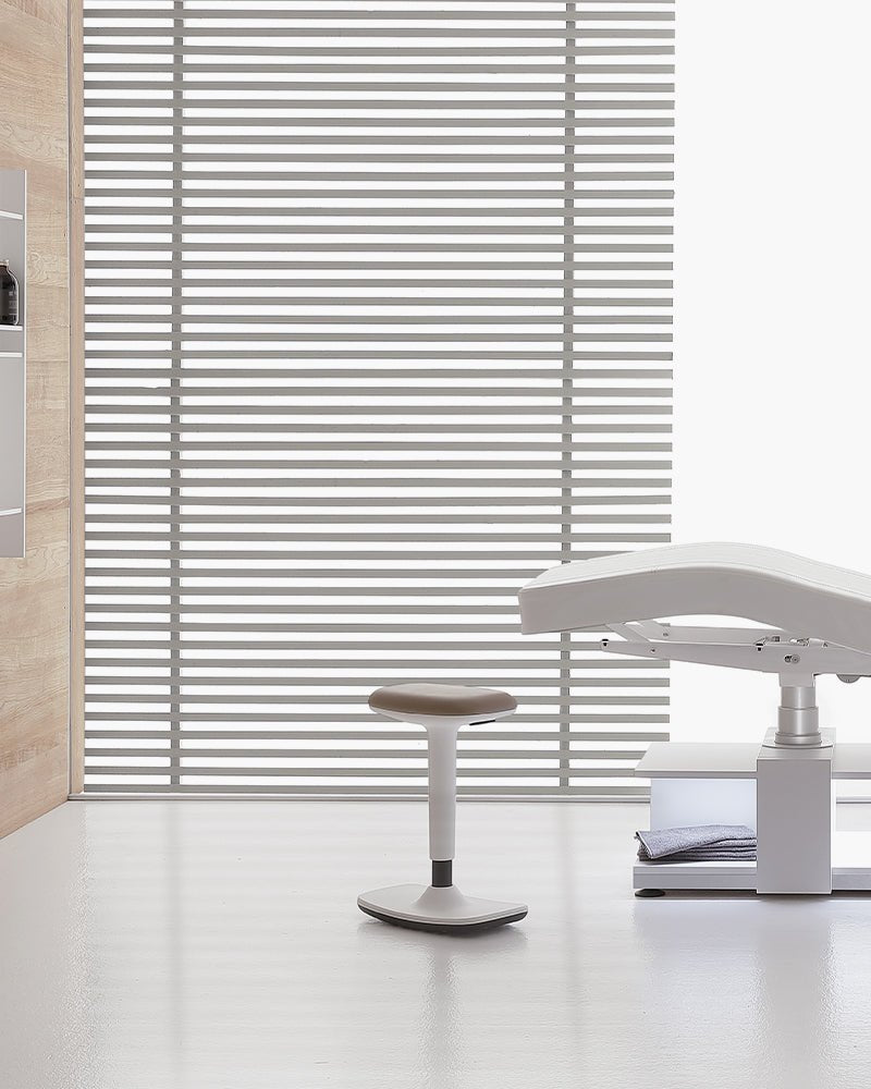 Flex - Lime green treatment stool - Good ergonomics