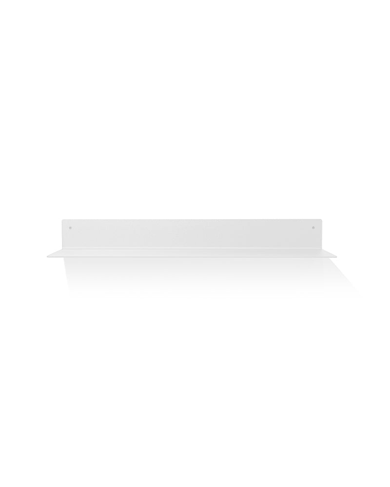 Slim White - 76 cm alumiinihylly valkoisella pulverimaalilla